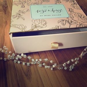 Twigs and Honey is beaded floral crown. BHLDHN